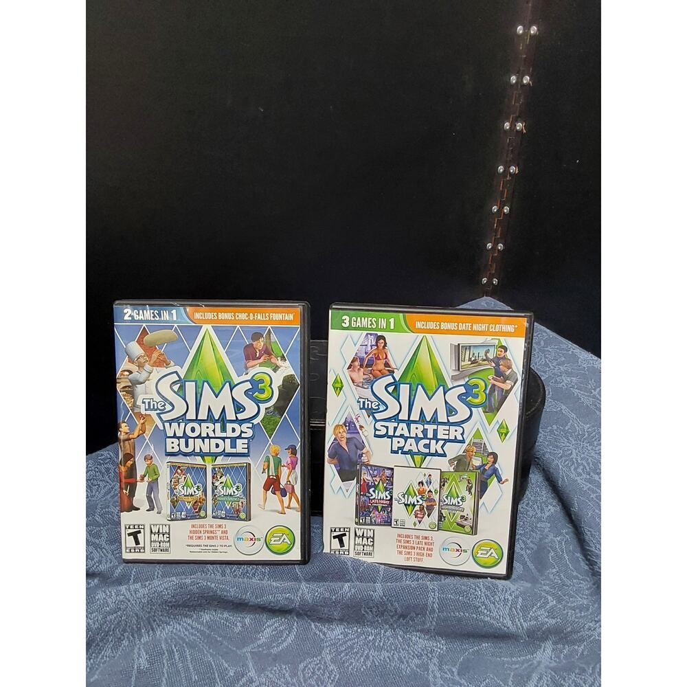 The Sims 3 Starter pack and  Sims 3 World Bundle Buy one get one free